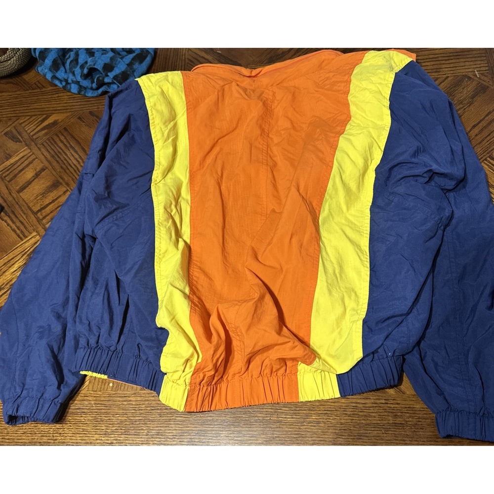 VIntage 80s 90s Liz Sport Lined Windbreaker‎  Women's Color Block Small - Picture 13 of 16